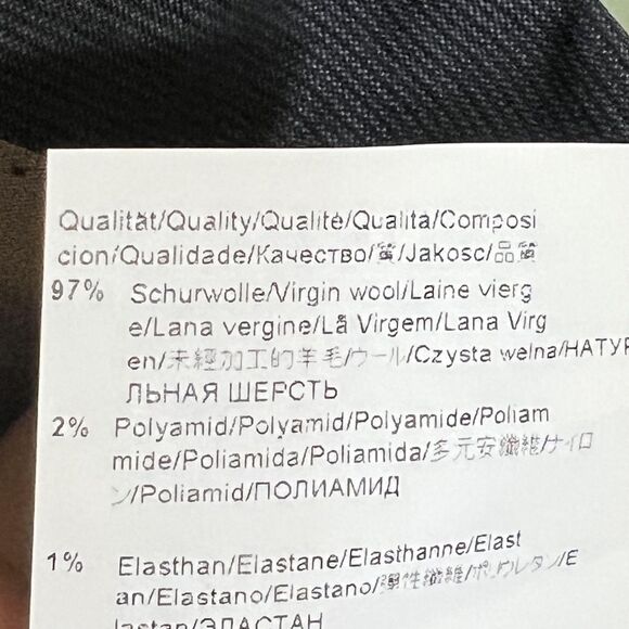 Hugo Boss Blazer Mens 44 Large Gray Stretch Virgin Wool Two Button Suit Jacket - Picture 8 of 13